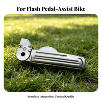 2 Pieces Rear Passenger Footrests Full-Metal Construction Scooter Foot Pegs Aluminum Foot Pegs Rust-Resistant Vehicle Accessory