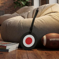 Red Center Football Training Target Disc Swivel Hook Soccer Training Disc with Straps Adjustable Strap Hanging Football Target Flat