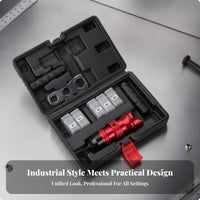 Electric Rivet Adapter Set Molded Compartments Rivet Adapter Kit Threaded End