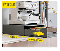 全自动胶囊咖啡机置物架桌上水杯茶具底座抽屉摆放台上方收纳架子