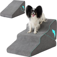 Pet Staircase for Small Dogs with Removable Washable Sponge Steps