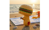 Handheld Hamburger Water Lightweight Press Water Toy Waterproof Squirt Sturdy for Children, Toddlers, Park Outings
