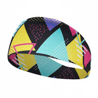 Multi-Functional Swimming Ear Cover Band Stylish Prints Colorful Running Headband Stretchy Fit Hair Accessory Sweat Wicking for Workout