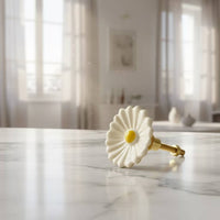 Flower Knob Metal Cabinet Drawer Pull Elegant Cabinet Drawer Knob for Dresser, Lavatory Vanities