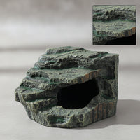 Reptile Hide with Basking Surface Basking Surface with Stepped Reptile Cave for Pet Reptiles