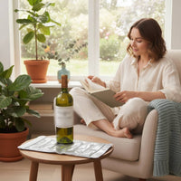 Wine Bottle Cooling Sleeve Flexible Wine Cooler Sleeve Bottle Cooling Wrap with Hook-and-Loop Fastener Reflective Lightweight