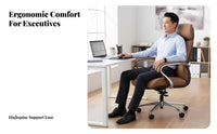 Italian Inspired design Highsupport managerial Chair Comfortable Padding Highsupport rotate Chair effortlessRolling Casters Office Furniture Adjustable Height for Adults
