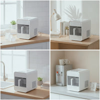 Quick-Freezing Countertop Ice Maker Compact Countertop Ice Machine Automatic Appliance Easy to Use for Office, Dorm Room