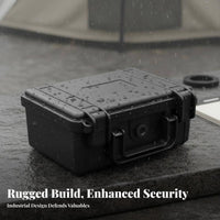 Portable Instrument Case Large Capacity Waterproof Equipment Case Shockproof Tool Box Sturdy Duty Dustproof for Travel