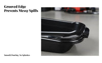 Oil Drain Effortless Drain to Clean Portable Oil Drain Pan Anti-Spill Spout Parts Cleaning Basin for Mechanics, Home Mechanics, Auto Repair Shop