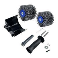 Multi Purpose Wire Drawing Wheel Wear-Resistant Angle Grinder Brush Wheel Easy to Install Burnishing Drum Brush Long-Lasting for Metalworking