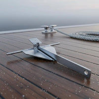Sand and Mud Holding Danforth Anchor Anti-Snag Design Fluke Anchor for Boaters