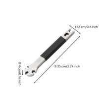 Double-Ended Spoke Nipple Removal Installation Wrench Stainless Steel Two-Wheeler Spoke Wrench Slim Wheel Truing Tool Lightweight for Cyclists, Roadside Repairs