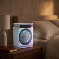 Desktop Air Cooling Device with Water Tank USB Powered Cooling Fan with Water Tank for Office Workers, Students, Desk