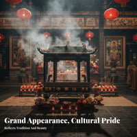 Large Outdoor Ceremonial Offering Furnace Ornate Design Rectangular Cast Iron Censer Weather Resistant Dragon Pillar Ceremonial Offering Burner