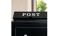 Weatherproof Wall Mounted Mailbox Weather-Resistant Ornate Wall-Mounted Letterbox Heavy Duty Vintage Design Letterbox Lockable Security for Garden
