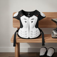 Young Motocross Vest Adjustable Straps Kids Breathable Mesh Childrens Chest Protector for Skateboarding