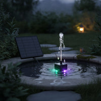 No Electricity Needed Solar Fountain Pump Adjustable Fountain Pump with Solar Panel Low-Maintenance Stable for Birdbaths