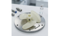 Three-Blade Impeller Sturdy Nylon Impeller Direct Replacement Slimline for Small-Container Mixing, Workshop