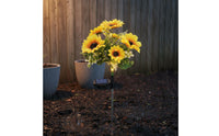Waterproof Sunflower Garden Stake Light Weather Resistant Solar Sunflower Light Automatic On/deactivate Outdoor Ground Stake Lighting Easy Installation for Holiday Decoration, Lawn, Yard, Patio