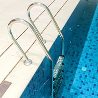In-Ground Pool Ladder Embedded Stainless Steel Pool Ladder Anti-Slip for Backyard Pools