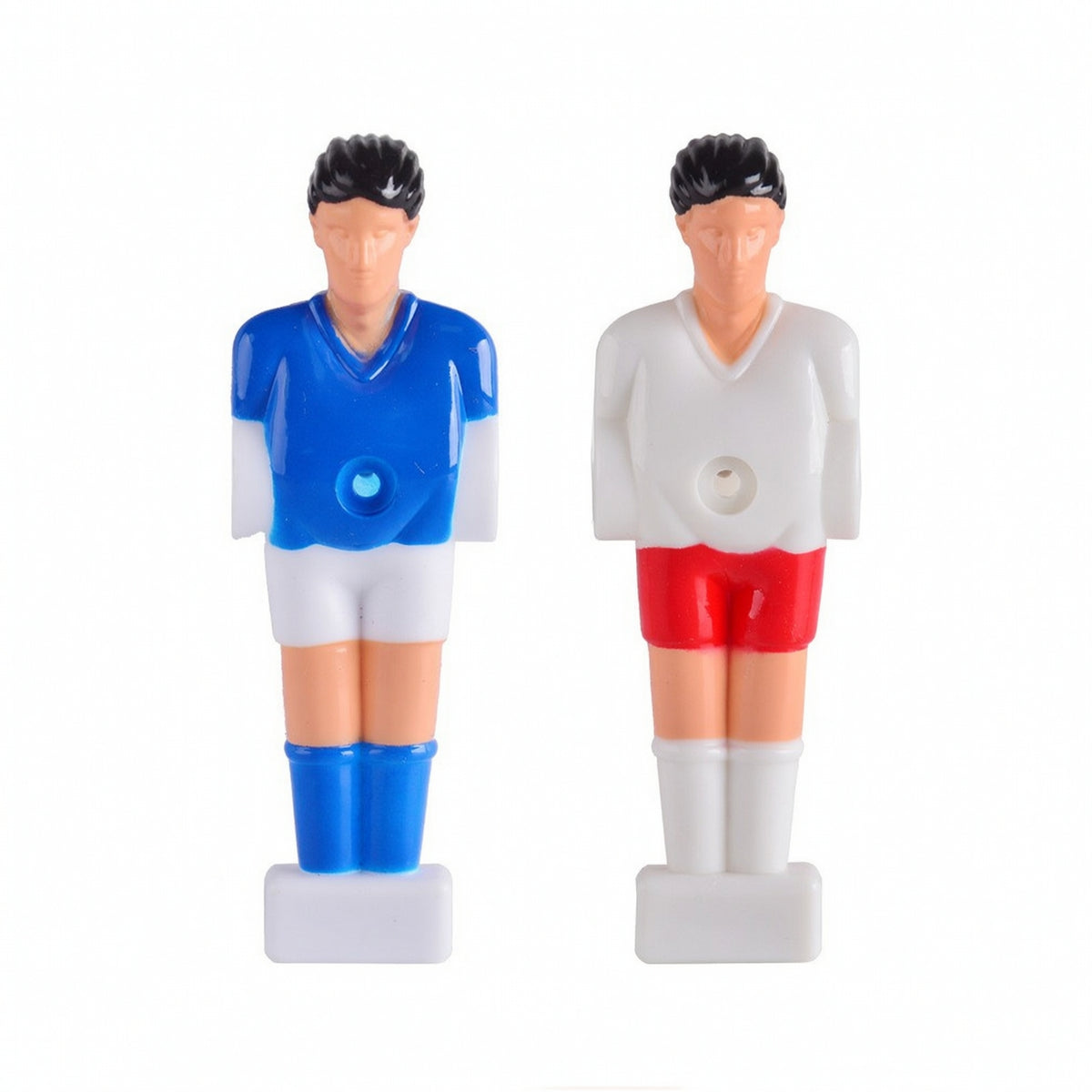 Table Football Player with Mounting Hole Molded Foosball Player with Mounting Hole Easy to Install Foosball Man for Enthusiasts