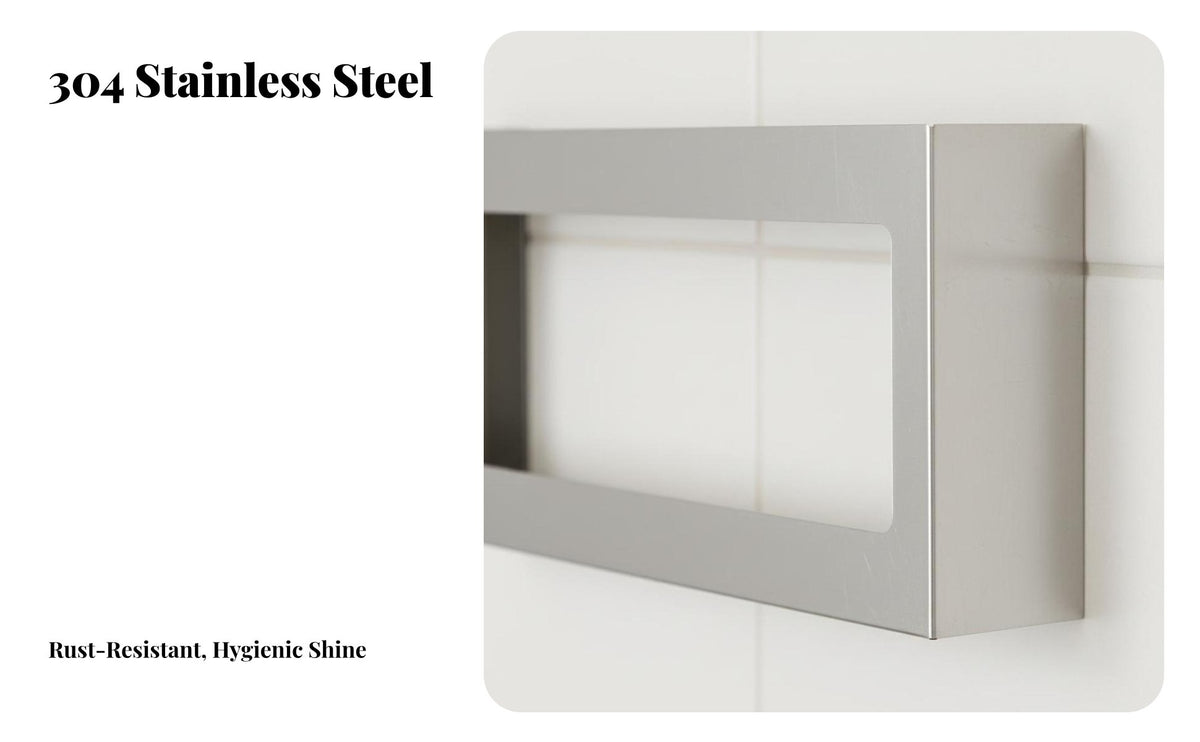 Wall Mount Gloves Box Rack Holder Easy Installation 4-Compartment Gloves Box Dispenser Organizer 4-Slot Stainless Steel