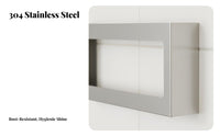 Wall Mount Gloves Box Rack Holder Easy Installation 4-Compartment Gloves Box Dispenser Organizer 4-Slot Stainless Steel