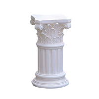 Roman Pedestal Stable Pedestal with Fluted Shaft Classical Column for Wedding Decorators, Event Planners