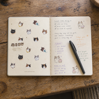 Chupin A4 Cartoon Illustrated Notebook with Protective Cover for Students