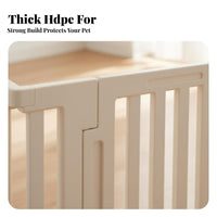 Indoor Use adjustable Puppy Playpen Configurable Shape Pet Fence adaptable Combination Dog Enclosure Easy Assembly for Owners of Small Dogs, Indoors, Living Room, Hallmethod, Travel