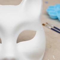 DIY Painting Face Covering Paint Your Own White Paper Pulp Face Covering Lightweight for Artists, Adults, Halloween, Art Projects, Birthday Parties