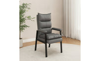 Padded Upholstered Armchair Comfy Accent Chair with High Back Ergonomic Accent Chair with Thick Cushion Cozy for Gamers, Game Room