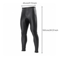 Glossy High-Waist Wetsuit Pants Form-Fitting 2mm Neoprene Pants Thermal Trousers Warm for Snorkeling