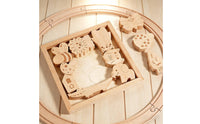 Early Learning Wooden Creature Stacking Toy Educational Creature Balance Blocks Hand-Eye Coordination Wooden Stacking Balance Game Fine Movement Skills for Children, Toddlers, Preschool, Classroom