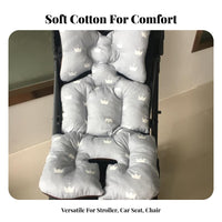 Pure Cotton Stroller Seat Cushion All Seasons Universal Stroller Cushion Thickened Padding for Infants, Toddlers, Travel