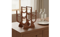 7-Bottle Beverage Rack Multi 3 layers Bottle Beverage Rack Freestanding Household Organizer for Bar
