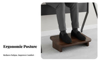 Improves Posture beneath-desk Footrest Non-Slip beneath-desk Foot footrest Adjustable Height Leg rest simple to Clean for telecommuting Workers, People telecommuting Home, Students, Study Room, Gaming Setup
