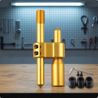 Anodized Finish H-Shaped Shifter Extension Rod Machined Metal M18 X 1.5 Gear Knob Adapter Clamping Block Manual Gearbox Shifter Extension Threaded Top