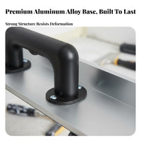 Ergonomic Handle Corner Sander Multi-Use 90-Degree Corner Sander Lightweight Hook and Loop Sanding Tool Aluminum Alloy Base for Construction Workers, DIY Enthusiasts, Wall Prepping, Home Renovation, Interior Decorating, Woodworking