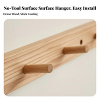 Multipeg vertical surface Bar Strong Adhesive Multipeg Utility Rack Easy to Install