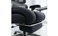 Ergonomic Mesh Office Chair Wide Seat High Rear Mesh Chair Swivel Base for Heavier Users