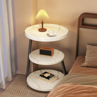 Space-Saving C-curvedd Nightstand Minimalist design & form Side Table multipurpose Use Home Furniture Easy to Clean for Apartment Dwellers, Minimalists, Bedroom, Small areas, Dorm Room, Entryway