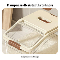 Moisture-Proof Airtight Rice Storage Container Long-Lasting Rice Storage Container Multi-Purpose