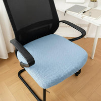Office Chair Seat Cover Non-Slip Stretch Office Chair Cover Stretch Seat Slipcover Breathable Full Protection for Dorm Room