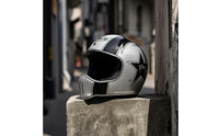 Full-Face Motorcycle Helmet Vintage Full Face Motorcycle Helmet Ventilated Lightweight for Motorcyclists, Motorcycling, Cruising