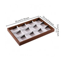 Jewelry Display Tray Low-Profile Jewelry Organizer Tray Rectangular Personal Storage