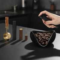 4 Pieces Coffee Bean Measuring Tray with Spray Bottle Ceramic Coffee Measuring Set Expertcertified