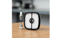 10 Pieces Brush Cutter Screen Component Wide Compatibility String Trimmer Air Cleaner Optimal Air Circulation Small Mechanical Air Screen Replacement