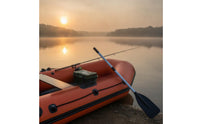 Aluminum Boat Paddles 2-Piece Two-Stage Paddles Lightweight Paddle with Aluminum Shaft for Inflatable Boats, Fishing Kayaks